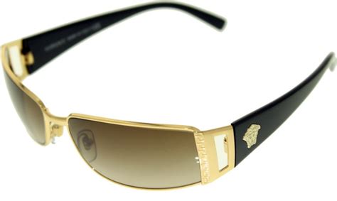 men versace sunglasses black gold.